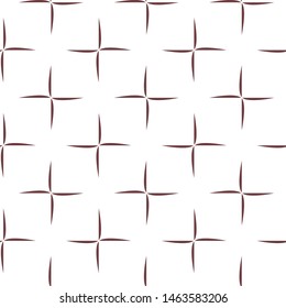 Seamless vector pattern in geometric ornamental style