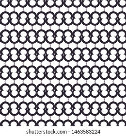 Seamless vector pattern in geometric ornamental style