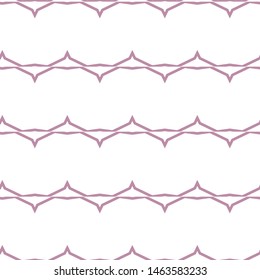 Seamless vector pattern in geometric ornamental style