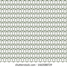 Seamless vector pattern in geometric ornamental style