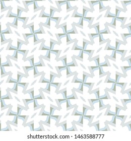 Seamless vector pattern in geometric ornamental style