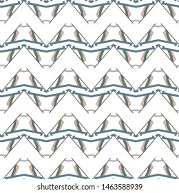 Seamless vector pattern in geometric ornamental style