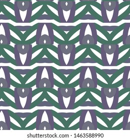 Seamless vector pattern in geometric ornamental style