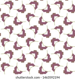 Seamless vector pattern in geometric ornamental style