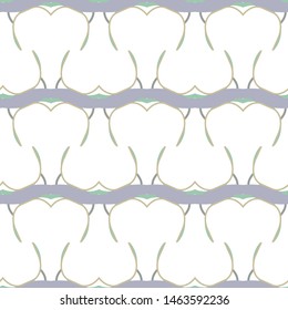 Seamless vector pattern in geometric ornamental style