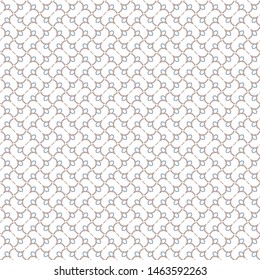 Seamless vector pattern in geometric ornamental style