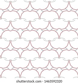 Seamless vector pattern in geometric ornamental style