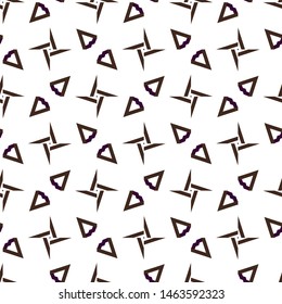 Seamless vector pattern in geometric ornamental style