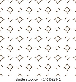 Seamless vector pattern in geometric ornamental style