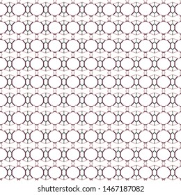 Seamless vector pattern in geometric ornamental style