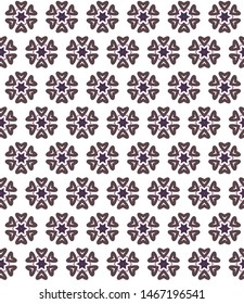 Seamless vector pattern in geometric ornamental style