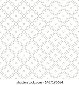 Seamless vector pattern in geometric ornamental style