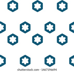 Seamless vector pattern in geometric ornamental style