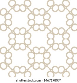 Seamless vector pattern in geometric ornamental style