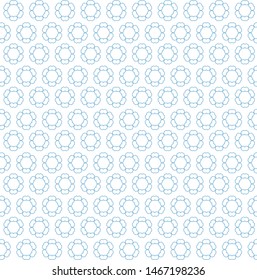 Seamless vector pattern in geometric ornamental style