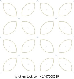 Seamless vector pattern in geometric ornamental style