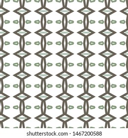 Seamless vector pattern in geometric ornamental style