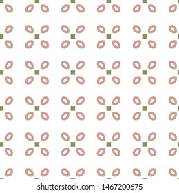 Seamless vector pattern in geometric ornamental style