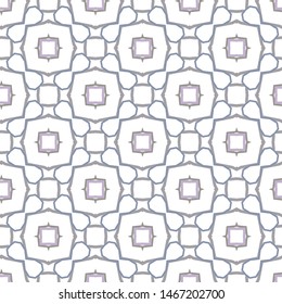 Seamless vector pattern in geometric ornamental style
