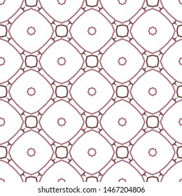 Seamless vector pattern in geometric ornamental style
