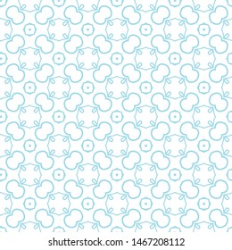 Seamless vector pattern in geometric ornamental style