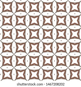 Seamless vector pattern in geometric ornamental style