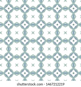 Seamless vector pattern in geometric ornamental style