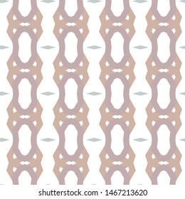 Seamless vector pattern in geometric ornamental style