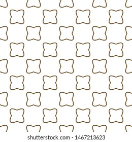 Seamless vector pattern in geometric ornamental style