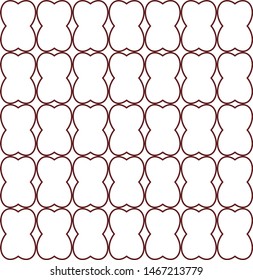 Seamless vector pattern in geometric ornamental style