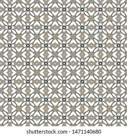 Seamless vector pattern in geometric ornamental style