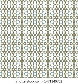 Seamless vector pattern in geometric ornamental style