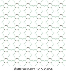 Seamless vector pattern in geometric ornamental style