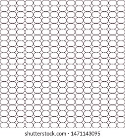 Seamless vector pattern in geometric ornamental style