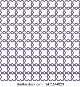 Seamless vector pattern in geometric ornamental style