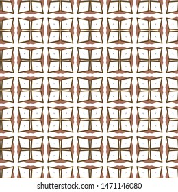 Seamless vector pattern in geometric ornamental style