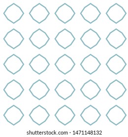 Seamless vector pattern in geometric ornamental style