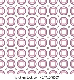 Seamless vector pattern in geometric ornamental style