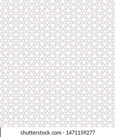 Seamless vector pattern in geometric ornamental style