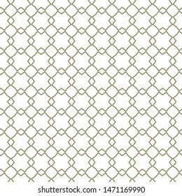 Seamless vector pattern in geometric ornamental style
