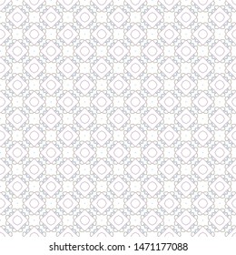 Seamless vector pattern in geometric ornamental style