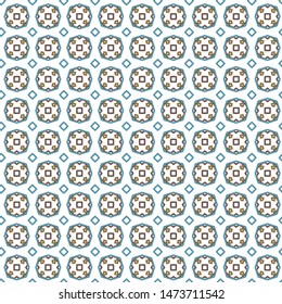Seamless vector pattern in geometric ornamental style