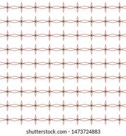 Seamless vector pattern in geometric ornamental style