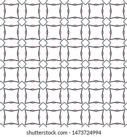 Seamless vector pattern in geometric ornamental style