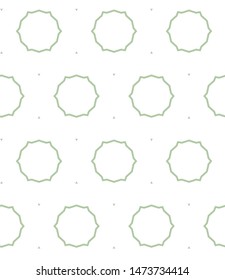 Seamless vector pattern in geometric ornamental style