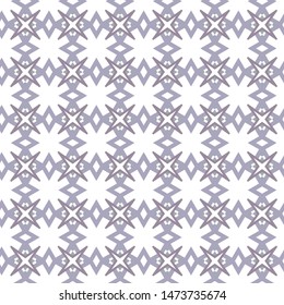 Seamless vector pattern in geometric ornamental style