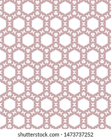 Seamless vector pattern in geometric ornamental style