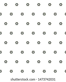 Seamless vector pattern in geometric ornamental style