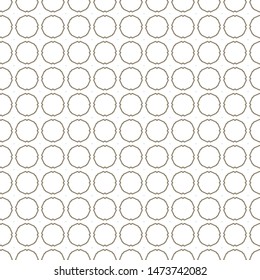 Seamless vector pattern in geometric ornamental style
