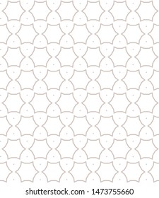 Seamless vector pattern in geometric ornamental style